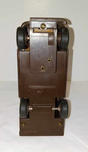 UPS DELIVERY TRUCK TOY 1977 VINTAGE Brown Package Van United Postal Service RARE - Picture 4 of 4