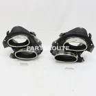 Lexus IS F 2008-2014 OEM Genuine Dual Exhaust Tips Left & Right Mesh Resonator