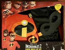 The Incredibles 2 Superhero Incredibles Dress up Set - 3 Pieces 4-6X