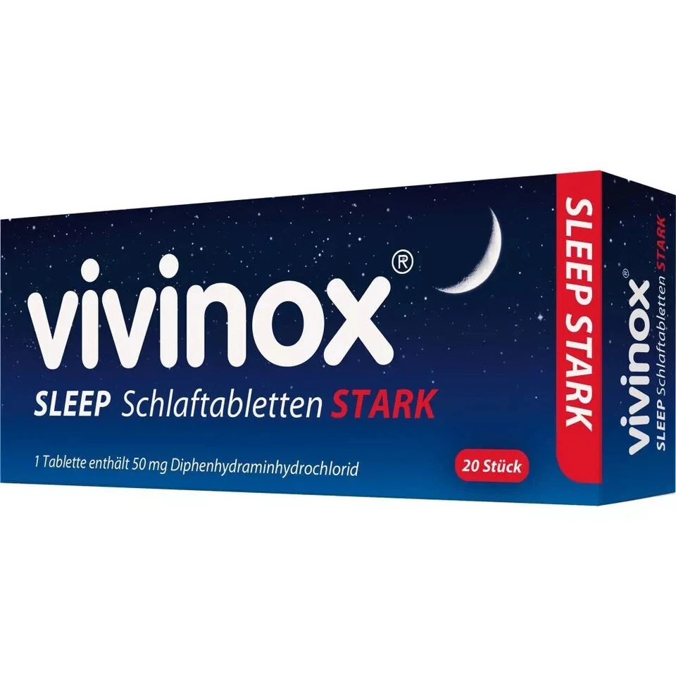 DR. GERHARD MANN CHEM.-PHARM.FABRIK GMBH VIVINOX Sleep Schlaftabletten stark 20 St PZN 02083906