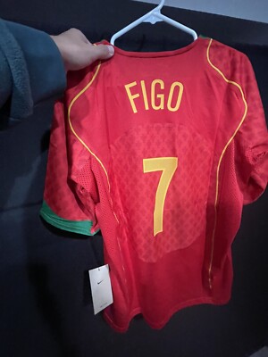 Nike Portugal 2004 Luis Figo Reissue Soccer Jersey Shirt Kit