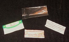 KITCHEN LITTLES BARBIE TYCO MATTEL MINIATURE FOOD BREAKFAST BACON STRIPS LOT