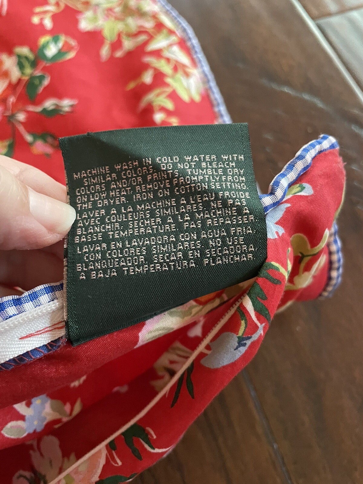 2 RALPH LAUREN BELLE HARBOR RED FLORAL 20" THROW / ACCENT PILLOWS eBay