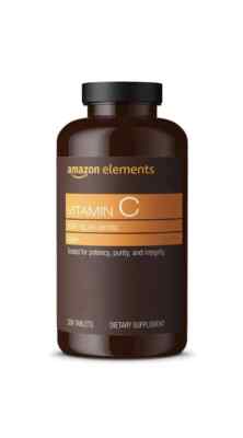 Amazon Elements Vitamin C 1000mg Vegan 300 Tablets - Sealed exp 01/2027