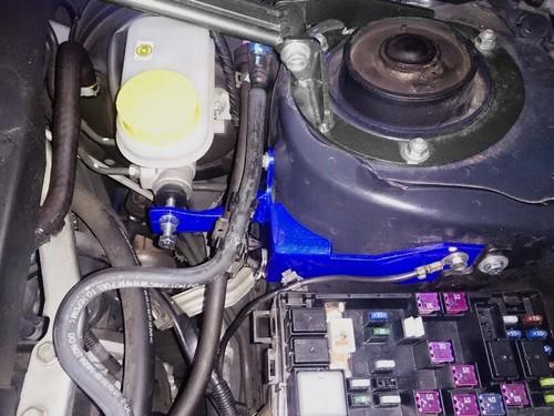 Megan Brake Master Cylinder Stopper Brace for 15-21 WRX/STi 13-18 XV/Crosstrek - Picture 5 of 6