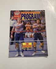 Vintage WWF Program Vol. 162 The Rockers Shawn Michaels Honky Tonk Man Macho Man