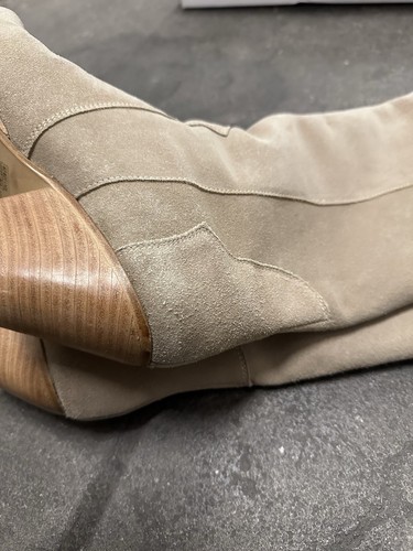 RAYE Samara Boots Taupe Beige Suede Western Cowboy Tall 8 $258 - Picture 8 of 9