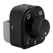 Perilla de control de espejo para MK5 MK6 interruptor de visión lateral de fácil ajuste fácil de usar