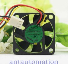 1PC ADDA AD0412HX-G76 4010 4CM 12V 0.10A 3-wire speed silent cooling fan