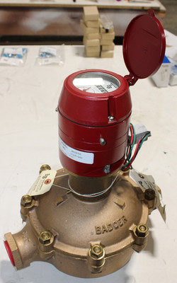 NEW Badger 1 1/2 SC MSER1H BRASS WATER METER