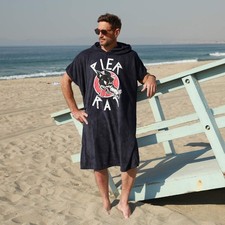 Surf Poncho Towel,Microfiber Water Absorbent Wetsuit Changing Robe After Surf...