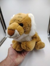 Animal Alley Toys-R-Us Plush Tiger Lion Cub Cat Hand Puppet 10  