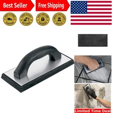 4 in. x 9.5 in. Professional Grout Float with Beveled Sides – Ideal for Flooring