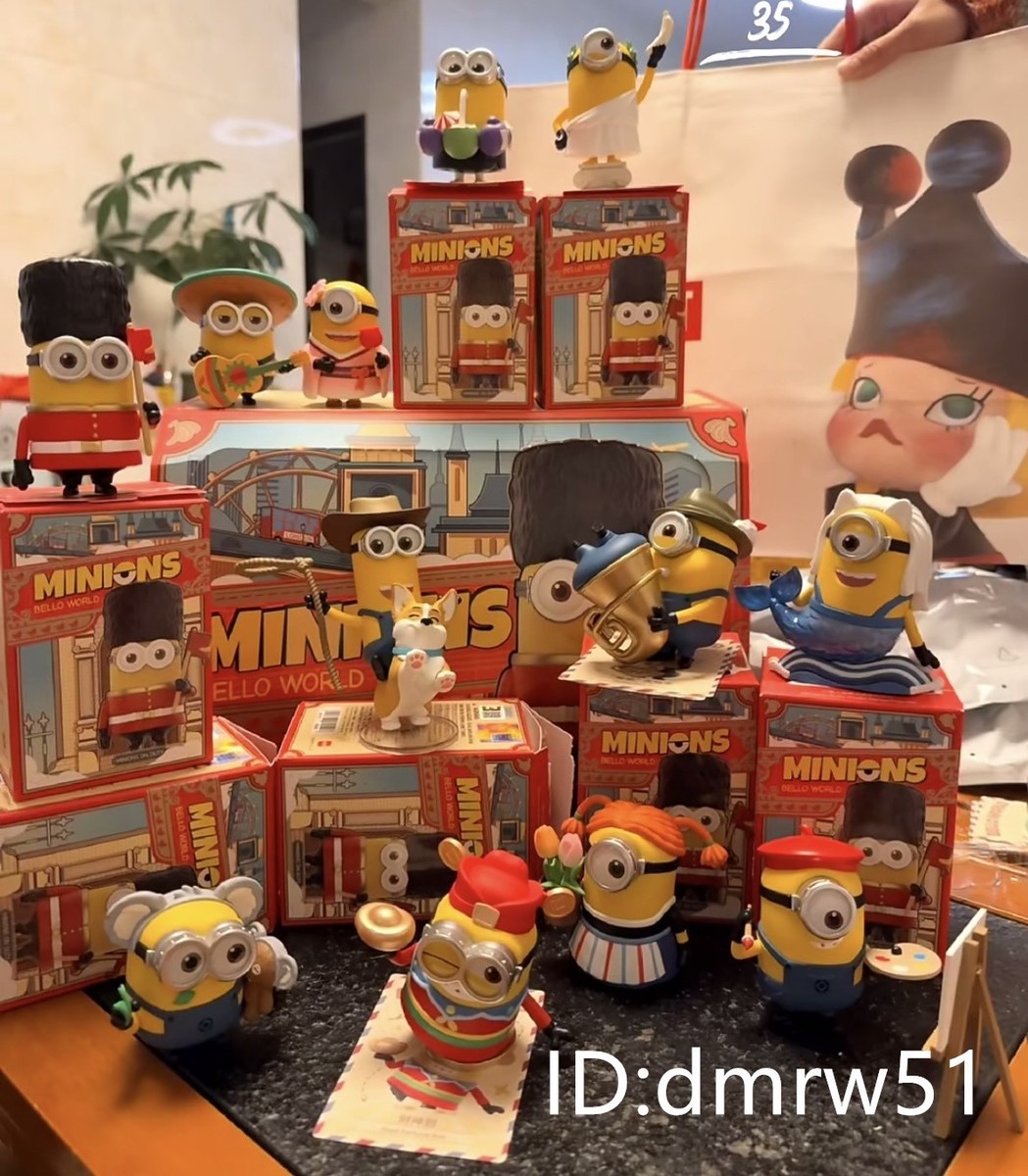 Authentic POP MART Minions Bello World Confirmed Blind Box Figure