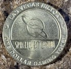 Hilton Space Quest Casino Las Vegas, Nevada.  $1 One Dollar  Gaming Casino Token — photo 2
