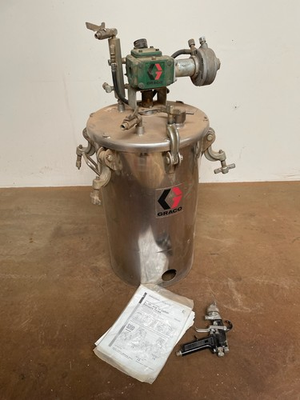 #ad #ad Graco Pressure Tank 10 Gallon with Spray Gun and Agitator Used $1999.00