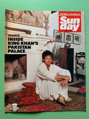 SUNDAY mag 10-June-1990 IMRAN KHAN Rachel Friend Annie Miles Guy Pearce Madonna