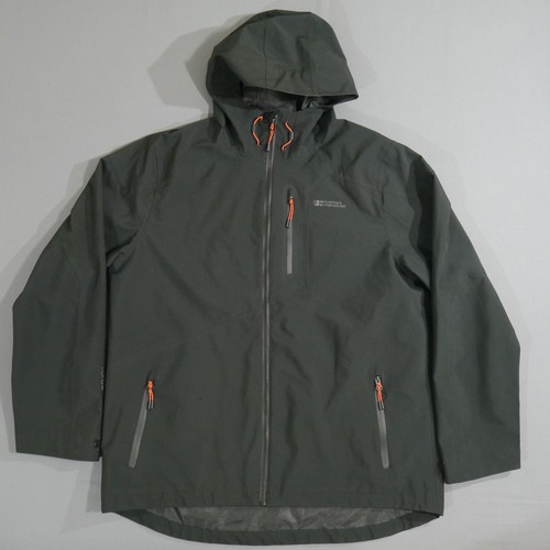 Mountain Warehouse Brisk Extreme Mens XL Waterproof Rian Jacket Black Hooded
