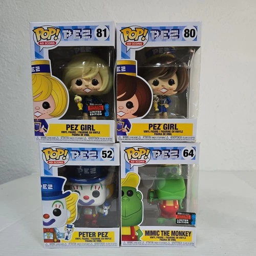 Funko Pop! Ad Icons Lot Some Limited Edition Exclusive Pez- Lot of 4