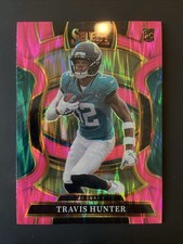 2025 Panini Select - Concourse Travis Hunter #28 Pink Shock Prizm (RC)