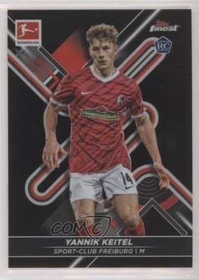 2021 Topps Finest Bundesliga Black Refractor 40/199 Yannik Keitel Rookie RC 0g27