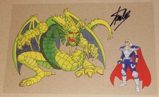 MARVEL ACTION HOUR ANIMATION CELS~SIGNED STAN LEE~TOM GRINDBERG~WAR MACHINE~RYAN