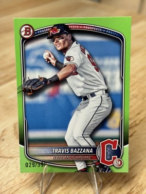 Travis Bazzana 2025 Bowman Prospect Lime Green Parallel #/399 BP-131