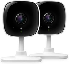 TP-Link Tapo C110P2 Home Security Camera White Wired Wi-Fi Night Vision (Pack-2)