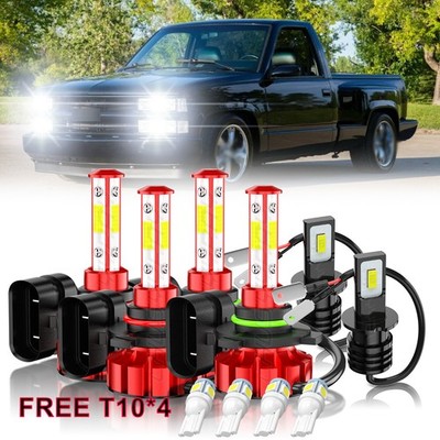 For Dodge Intrepid 1998-2004 LED Headlight High Low Beam Fog Light Bulb Combo
