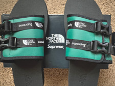 The North Face x Supreme Trekking Sandal Slide Adjustable Evergreen green 11 NWB