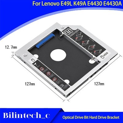 For   K49A E4430 Optical Drive Bit Hard Drive Bracket Solid State SSD #yi