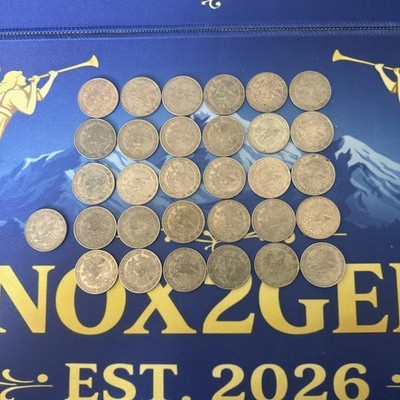 Bulk Of 31 Mexico Un Peso Random Years  