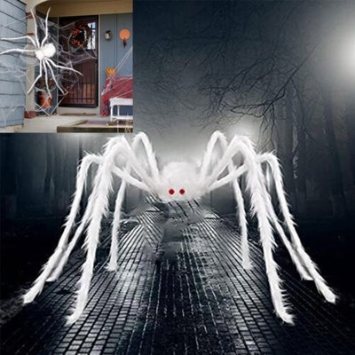 150CM Riesen Spinne Tarantula Plüsch Schwarz Halloween Deko Geisterhaus Horror A