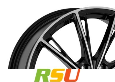 Advanti Racing Predator black polished 8.5x20" ET35 LK5 112 ML 66.6 Alufelgen... - Bild 2 von 3
