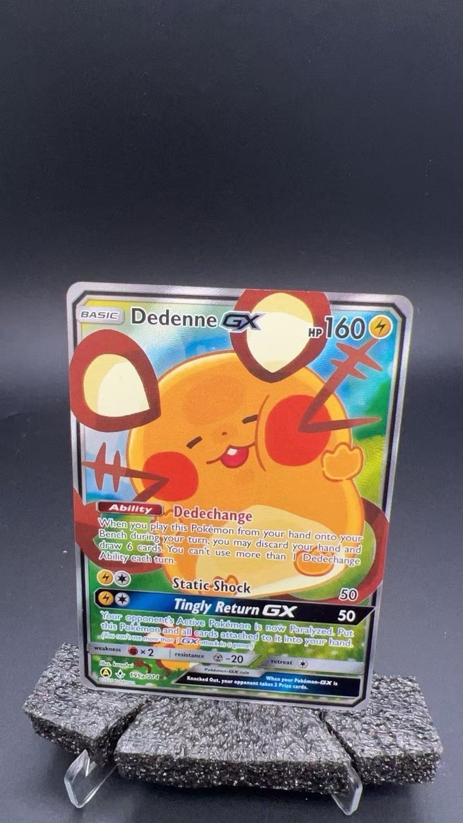 Dedenne GX 195a/214 NM Alternate Full Art Promo Pokemon Card