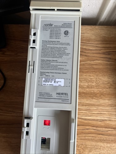 Nortel Norstar M0X16 Fiber Station Modul Mikrofon Expander NTBB41FB-93 - Bild 5 von 12