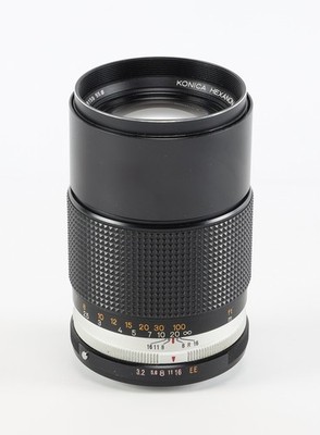 Konica 135mm F/3.2 - Hexanon EE AR Mount Camera Lens {55mm}