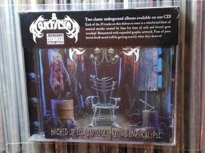 Mortician CD 2 on 1 Hacked Up for Barbecue ZOMBIE APOCALYPSE USA SEALED RELAPSE