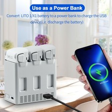 Charger Suitable for DJI LITO1/X1 Charging Manager with USB-C Charging Cable 