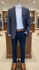 HART SCHAFFNER MARX MADE IN USA MEN: BLUE SIZ...
