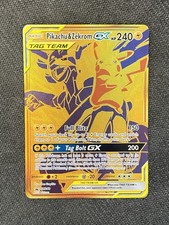 Pokemon Pikachu & Zekrom GX SM248 Gold Full Art Tag Team Promo Near Mint on eBay