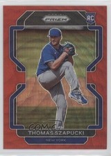 2022 Panini Prizm Tier II Red Wave Prizm 17/99 Thomas Szapucki #122 ut4