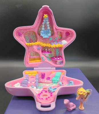 Vtg Bluebird Polly Pocket 1992 Fairy Fantasy Compact 100% COMPLETE