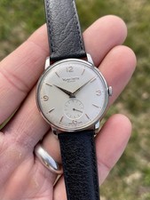 Jumbo Wyler Vetta Ref.1052/5 manual Cal.32 in 36 mm steel case c.1950s