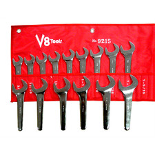 V-8 Tools Service Wrench Set 34 Thru 1-58 15pc 9215