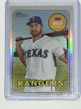 2018 Topps Heritage #THC-48 Joey Gallo Chrome Refractor #/569 Texas Rangers 