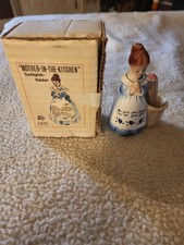 Vintage Mother-In-The -Kitchen Toothpick-Hold...