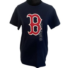 MLB Boston Red Sox Navy Blue Graphic T-Shirt Mens Small New 2952X from Fenway