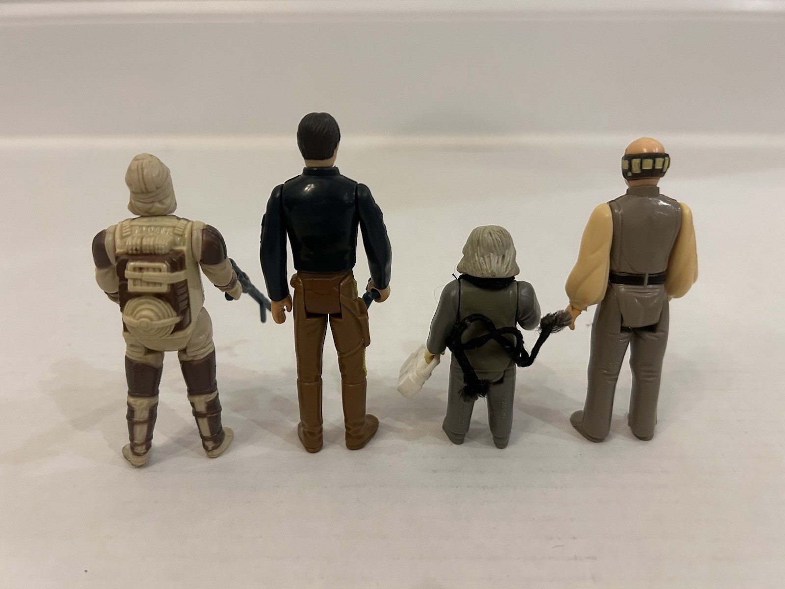 STAR WARS CLOUD CITY PLAYSET BACKDROP W FOOT PEGS & FIGS KENNER VINTAGE 1980 ESB