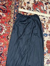 Vintage Vanity Fair Half Slip Skirt Black Nylon Lace Hem Women  s S/M 24-26